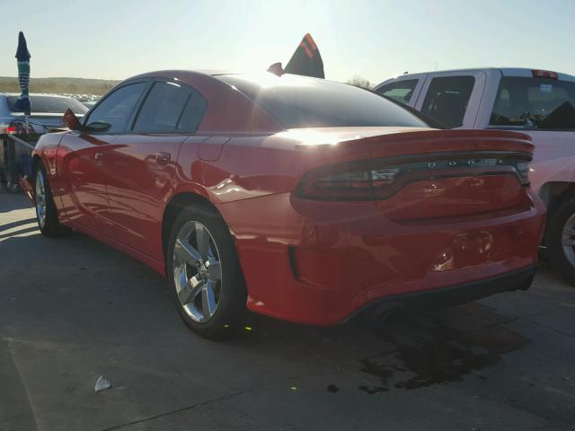 2C3CDXCT4GH104582 - 2016 DODGE CHARGER R/ RED photo 3