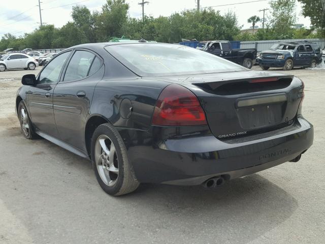 2G2WR524441108598 - 2004 PONTIAC GRAND PRIX BLACK photo 3