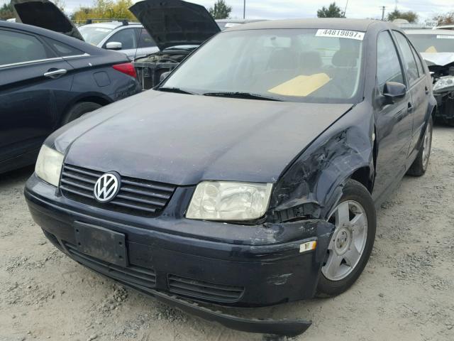 3VWSC29M2YM143748 - 2000 VOLKSWAGEN JETTA GLS BLUE photo 2