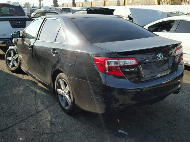 4T1BF1FK3EU454163 - 2014 TOYOTA CAMRY L BLACK photo 3