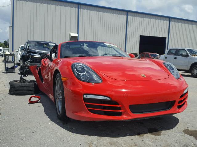 WP0CA2A87DS113948 - 2013 PORSCHE BOXSTER RED photo 1