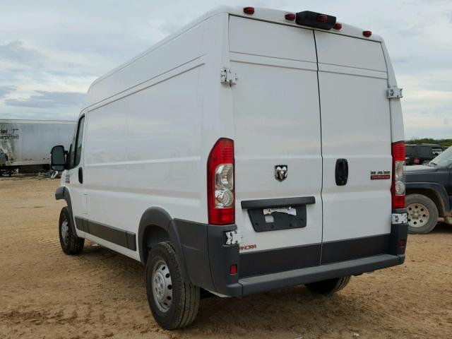 3C6TRVBG4HE521050 - 2017 RAM PROMASTER WHITE photo 3