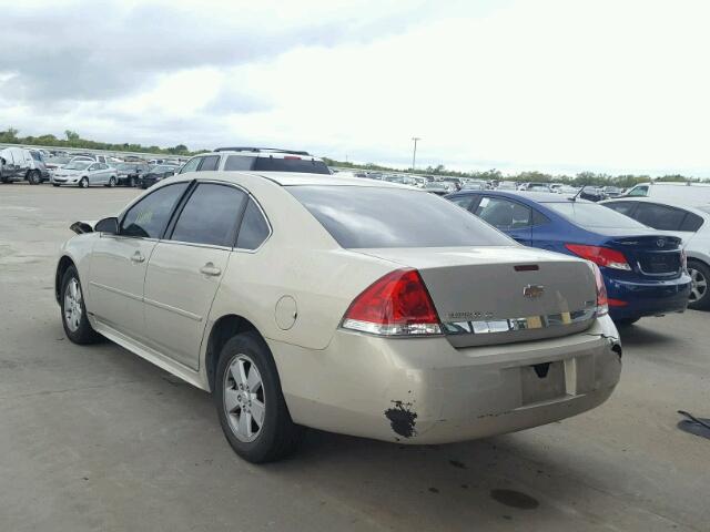 2G1WG5EK7B1133576 - 2011 CHEVROLET IMPALA LT BEIGE photo 3