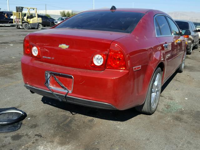 1G1ZC5E06CF272227 - 2012 CHEVROLET MALIBU 1LT RED photo 4