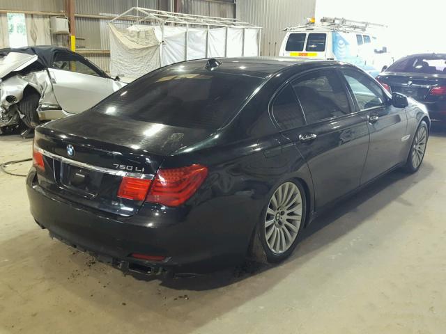 WBAKB83539CY61755 - 2009 BMW 750 LI BLACK photo 4