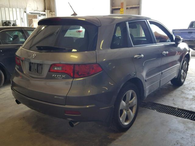 5J8TB18268A004547 - 2008 ACURA RDX GRAY photo 4