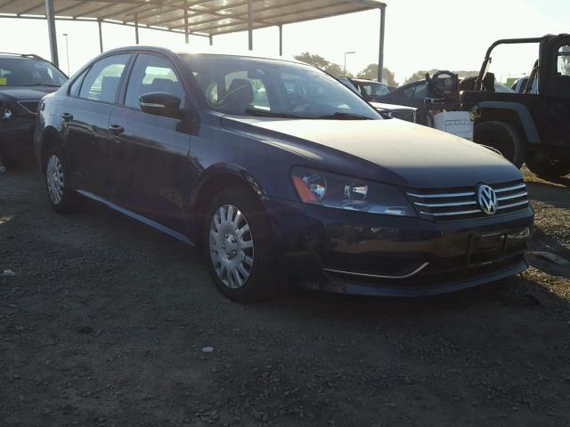 1VWAP7A38DC041091 - 2013 VOLKSWAGEN PASSAT S BLUE photo 1