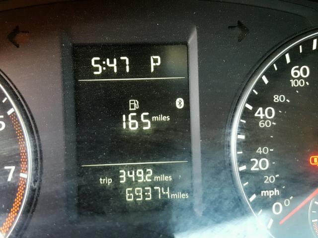 1VWAP7A38DC041091 - 2013 VOLKSWAGEN PASSAT S أزرق صورة 8