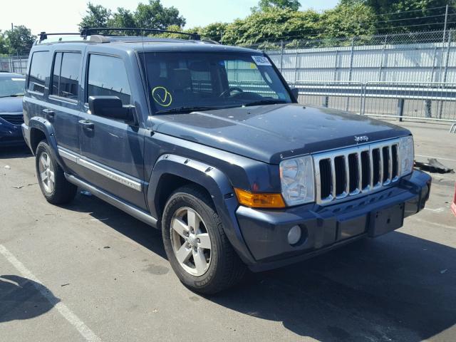 1J8HG582X6C365626 - 2006 JEEP COMMANDER BLUE photo 1