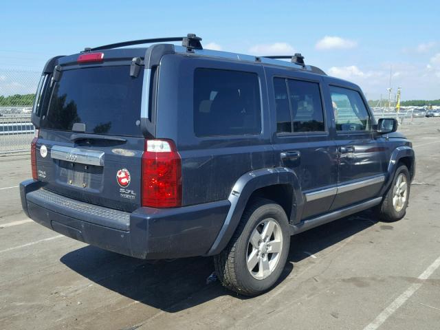 1J8HG582X6C365626 - 2006 JEEP COMMANDER BLUE photo 4