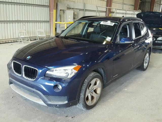 WBAVM1C54DVW44081 - 2013 BMW X1 SDRIVE2 BLUE photo 2