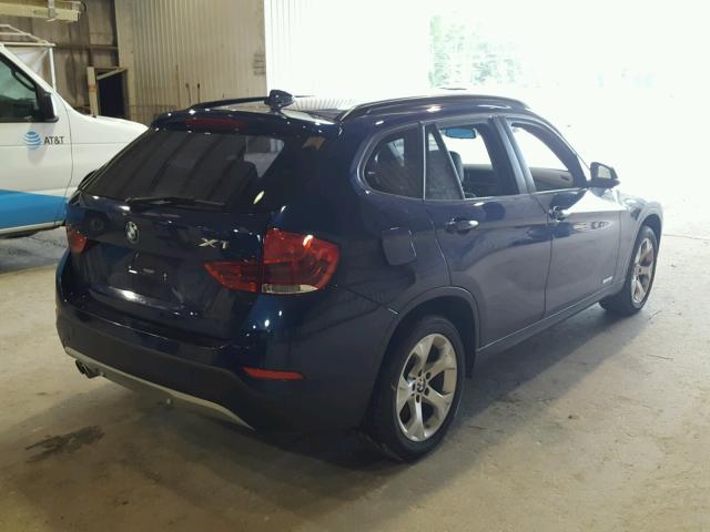 WBAVM1C54DVW44081 - 2013 BMW X1 SDRIVE2 BLUE photo 4