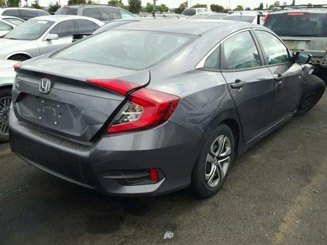 19XFC2F58HE204371 - 2017 HONDA CIVIC LX GRAY photo 4