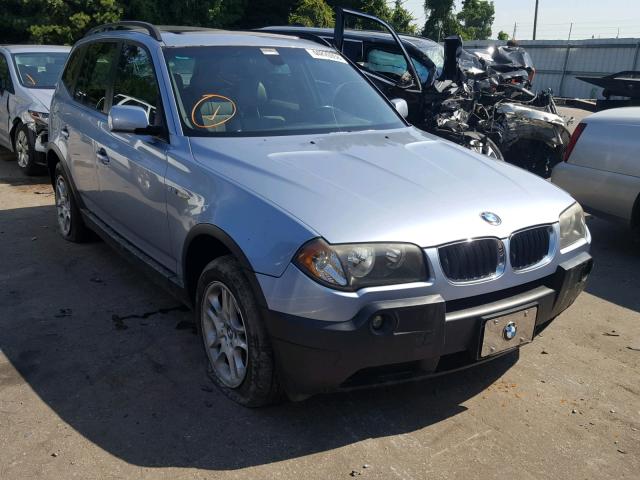 WBXPA73475WC47013 - 2005 BMW X3 2.5I BLUE photo 1