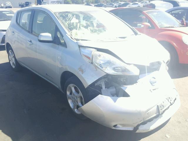 JN1AZ0CP1CT020038 - 2012 NISSAN LEAF SV SILVER photo 1