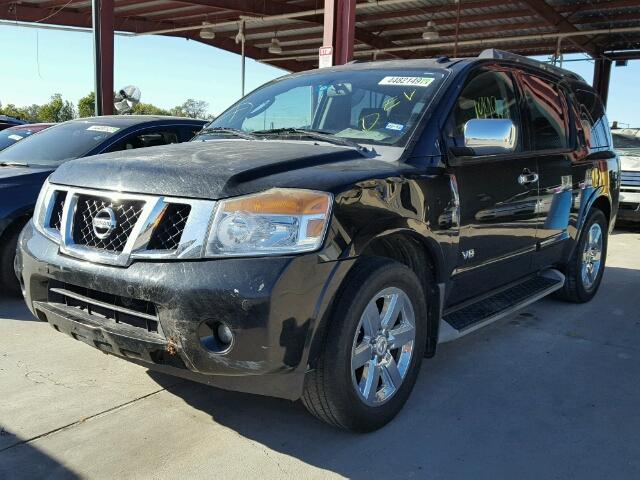 5N1BA08D59N602871 - 2009 NISSAN ARMADA SE BLACK photo 2