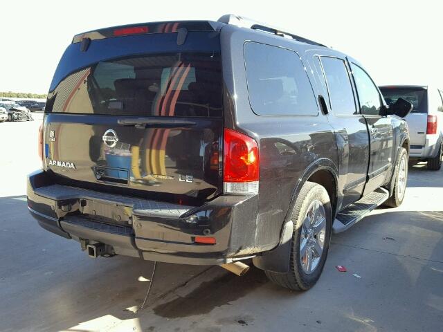 5N1BA08D59N602871 - 2009 NISSAN ARMADA SE BLACK photo 4