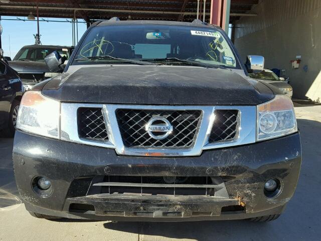 5N1BA08D59N602871 - 2009 NISSAN ARMADA SE BLACK photo 9