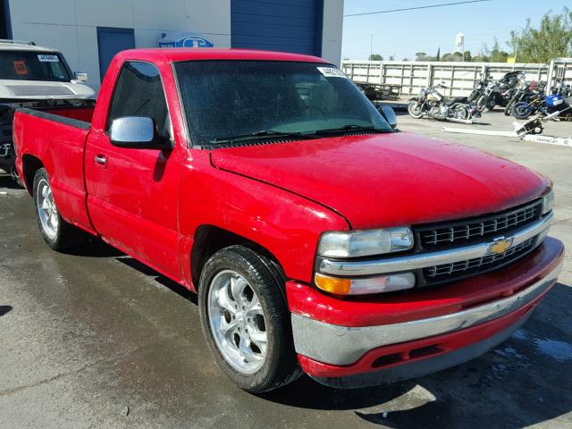 1GCEC14V22Z179293 - 2002 CHEVROLET SILVERADO RED photo 1