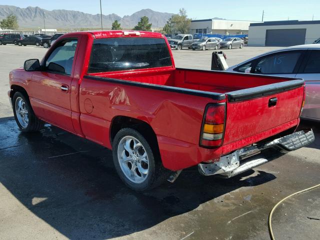 1GCEC14V22Z179293 - 2002 CHEVROLET SILVERADO RED photo 3