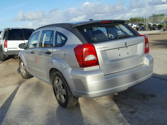 1B3HB48B48D667296 - 2008 DODGE CALIBER SX GRAY photo 3