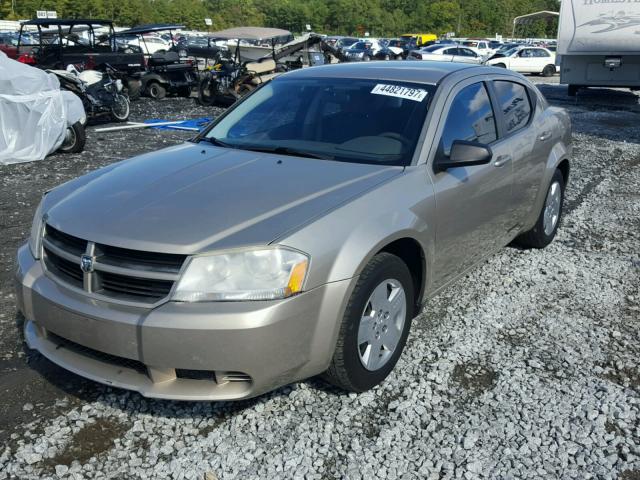 1B3LC46B29N509948 - 2009 DODGE AVENGER SE TAN photo 2