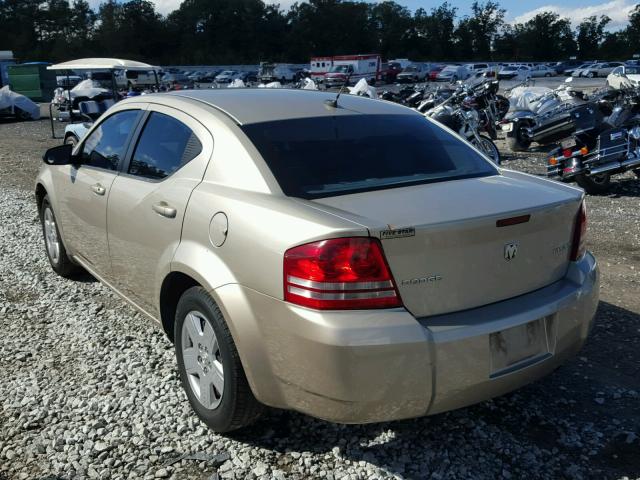 1B3LC46B29N509948 - 2009 DODGE AVENGER SE TAN photo 3