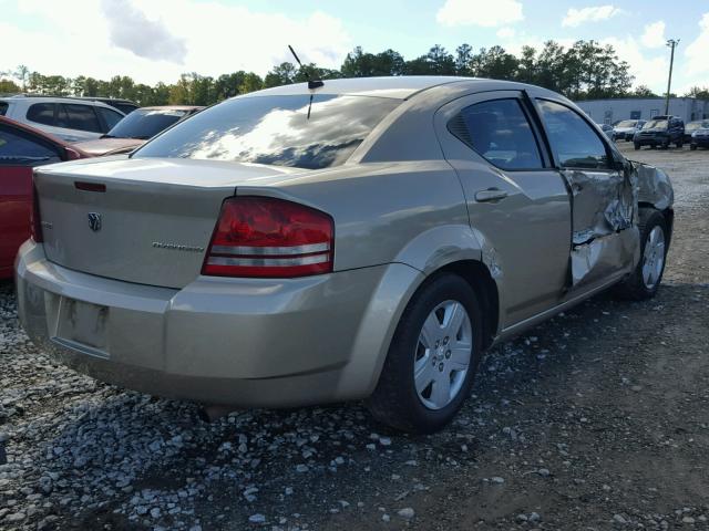 1B3LC46B29N509948 - 2009 DODGE AVENGER SE TAN photo 4