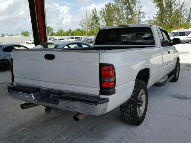 1B7KC23Z21J589330 - 2001 DODGE RAM 2500 WHITE photo 4