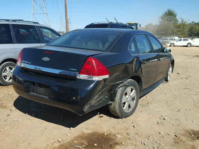 2G1WG5EKXB1280930 - 2011 CHEVROLET IMPALA LT Սև լուսանկար 4
