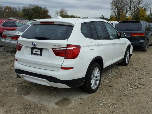 5UXWX9C50G0D82429 - 2016 BMW X3 XDRIVE2 WHITE photo 4