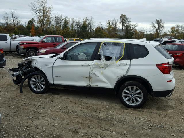 5UXWX9C50G0D82429 - 2016 BMW X3 XDRIVE2 WHITE photo 9