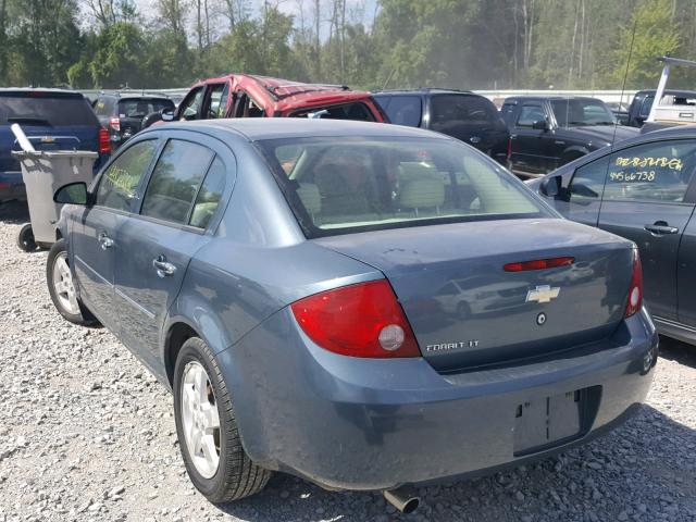 1G1AZ52F157659155 - 2005 CHEVROLET COBALT LT BLUE photo 3