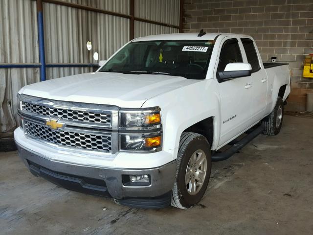 1GCRCREH6FZ223679 - 2015 CHEVROLET SILVERADO WHITE photo 2