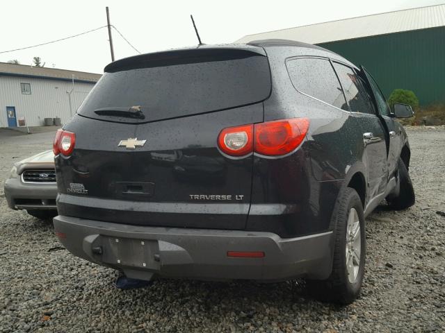 1GNLRFED8AS107005 - 2010 CHEVROLET TRAVERSE L BLACK photo 4