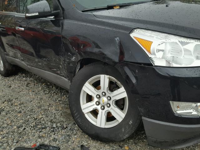 1GNLRFED8AS107005 - 2010 CHEVROLET TRAVERSE L BLACK photo 9