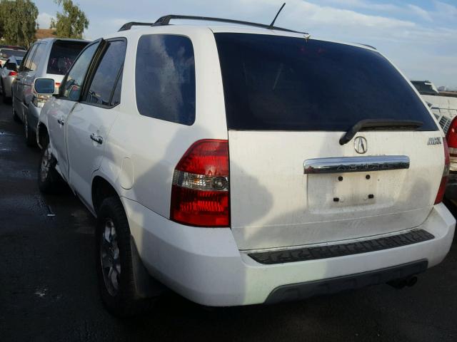 2HNYD18613H506520 - 2003 ACURA MDX TOURIN WHITE photo 3