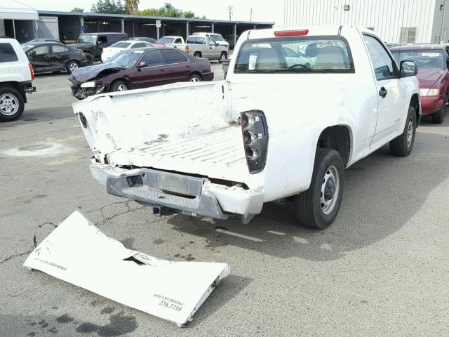 1GCCS148958251184 - 2005 CHEVROLET COLORADO WHITE photo 4