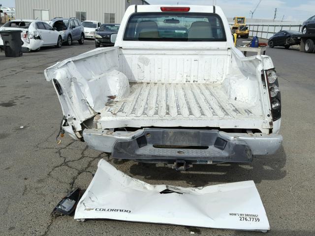 1GCCS148958251184 - 2005 CHEVROLET COLORADO WHITE photo 6