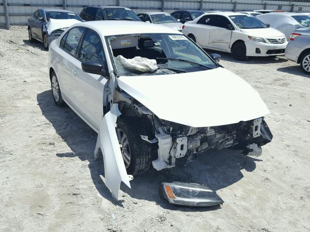 3VW2K7AJ8FM219827 - 2015 VOLKSWAGEN JETTA BASE Սպիտակ լուսանկար 1