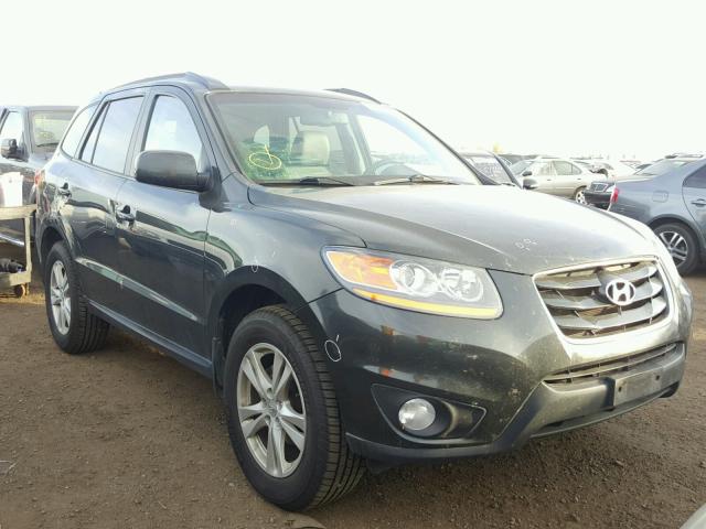 5NMSHDAG9AH407434 - 2010 HYUNDAI SANTA FE GRAY photo 1