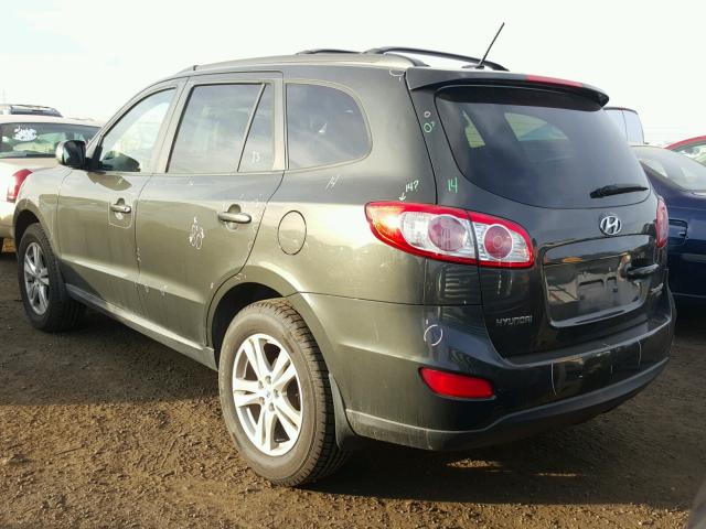 5NMSHDAG9AH407434 - 2010 HYUNDAI SANTA FE GRAY photo 3