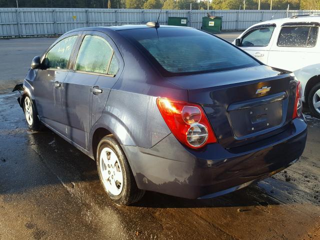 1G1JA5SH9F4211905 - 2015 CHEVROLET SONIC LS BLUE photo 3