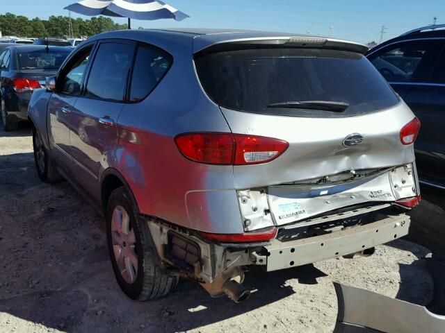 4S4WX85C464427010 - 2006 SUBARU B9 TRIBECA SILVER photo 3