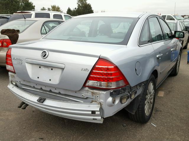 1MEHM43155G601615 - 2005 MERCURY MONTEGO SILVER photo 4