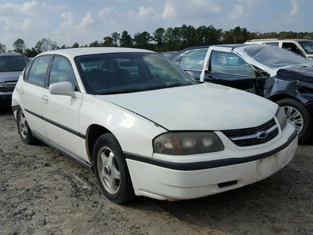 2G1WF52E749260365 - 2004 CHEVROLET IMPALA WHITE photo 1