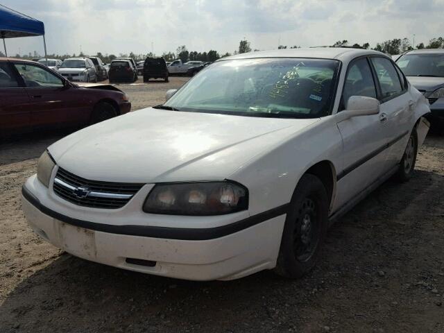 2G1WF52E749260365 - 2004 CHEVROLET IMPALA WHITE photo 2