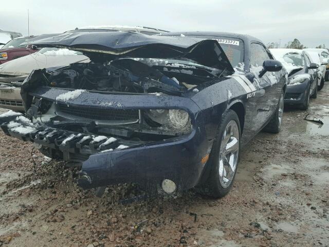 2C3CDYBT0DH566365 - 2013 DODGE CHALLENGER BLUE photo 2