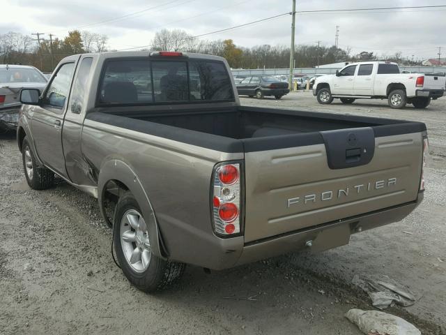 1N6DD26T14C415476 - 2004 NISSAN FRONTIER GRAY photo 3