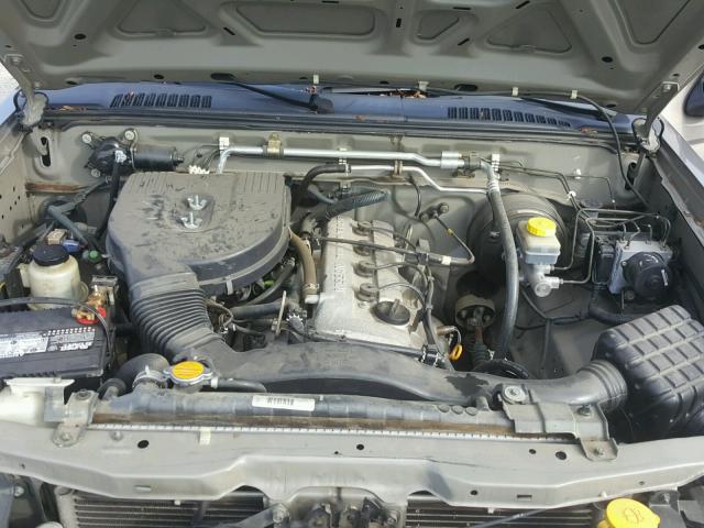 1N6DD26T14C415476 - 2004 NISSAN FRONTIER GRAY photo 7